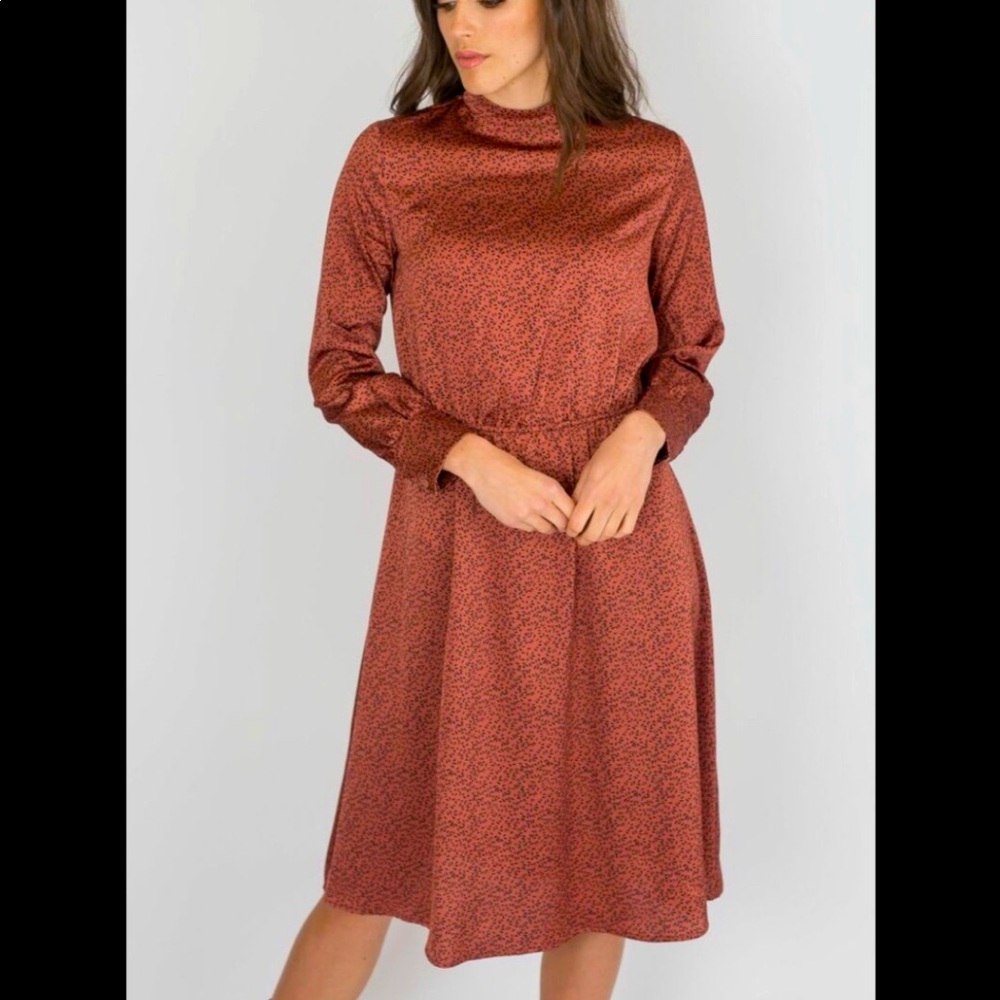 Nordstrom Rust brown dress